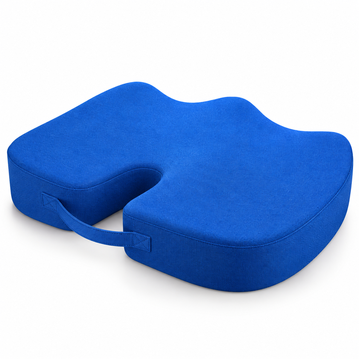 Blue Ergonomic Coccyx Seat Cushion – U-Shaped Support Pillow