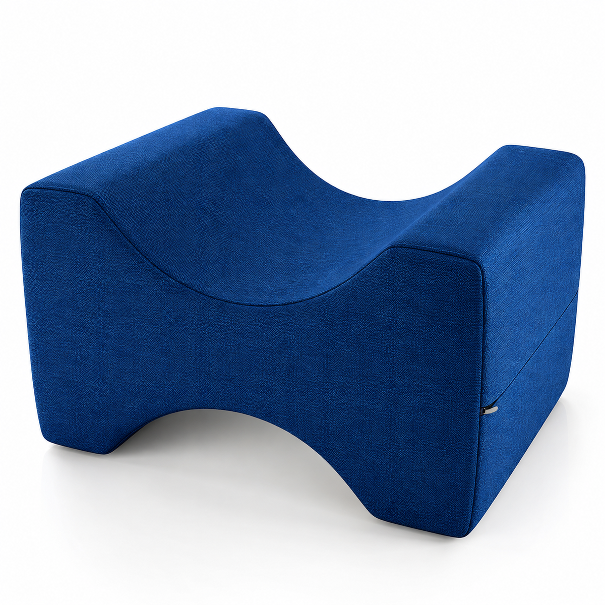 Blue Ergonomic Knee Support Pillow Comfortable Leg & Knee Alignment Cushion